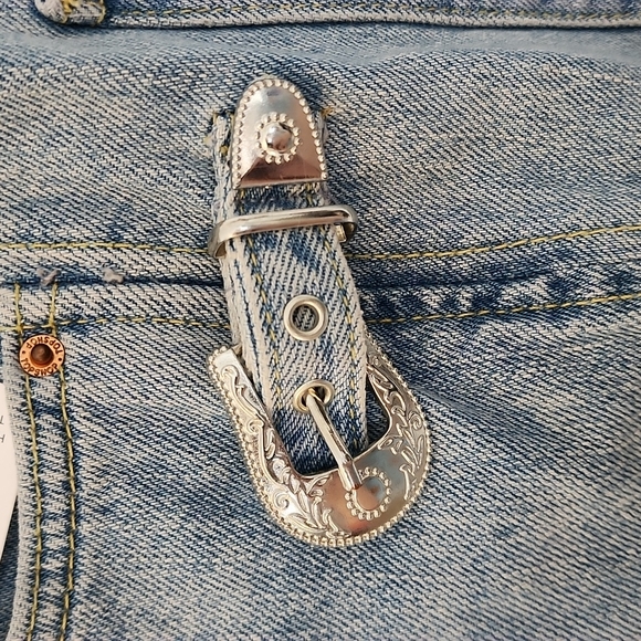 NWT TOPSHOP buckled leg mom jean - Picture 4 of 11